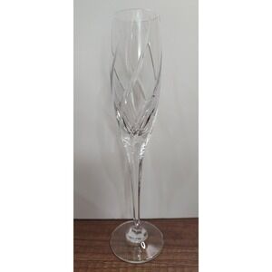 MIKASA OLYMPUS CHAMPAGNE TOASTING FLUTE Cut Lead Crystal 10 5/8" Tall